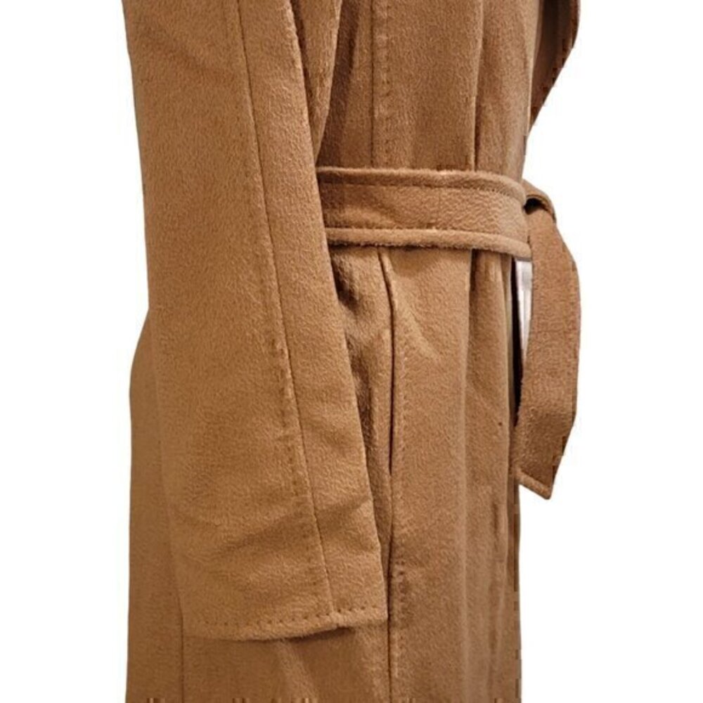MAX MARA Manuela Belted Camel Hair Coat, Camel - Picture 8 of 16